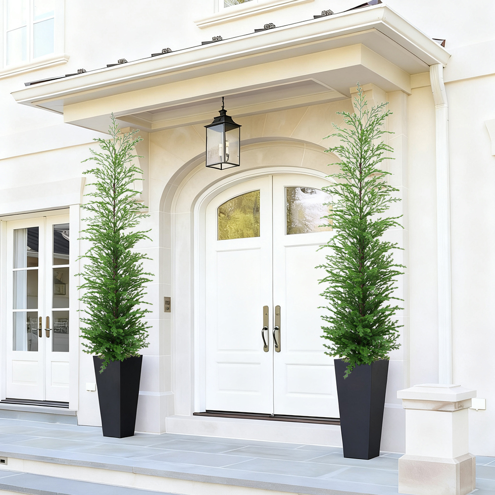 Artificial Topiary Cedar Trees