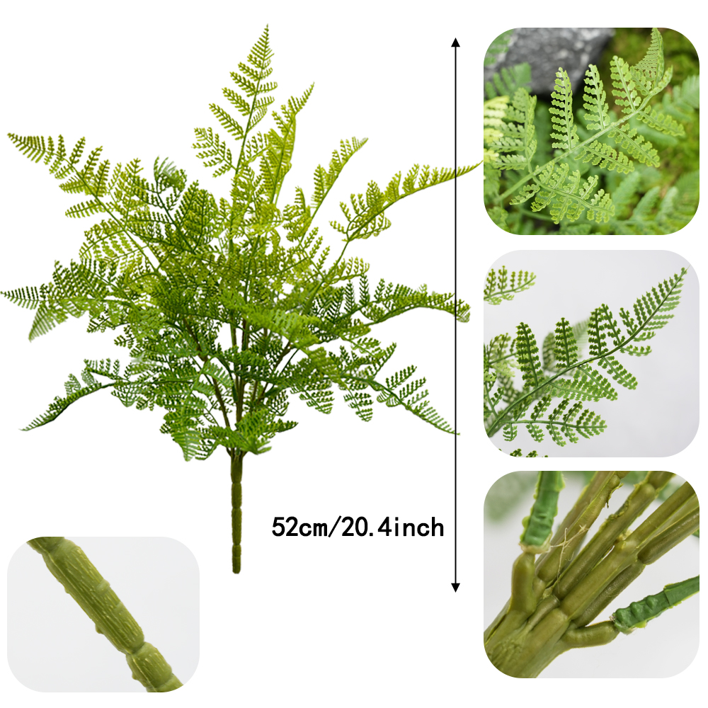 Artificial fern leaves
