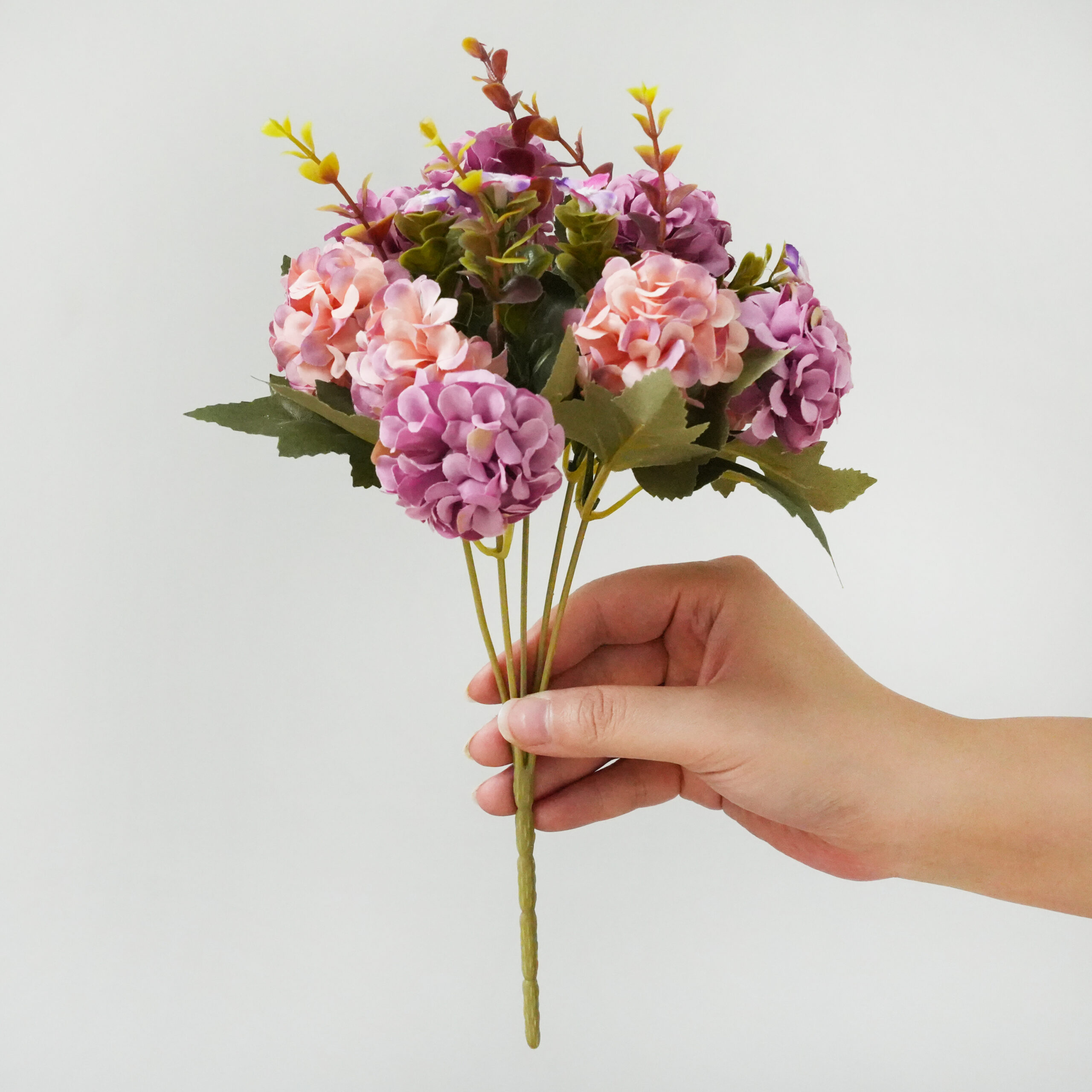 Artificial silk hydrangea