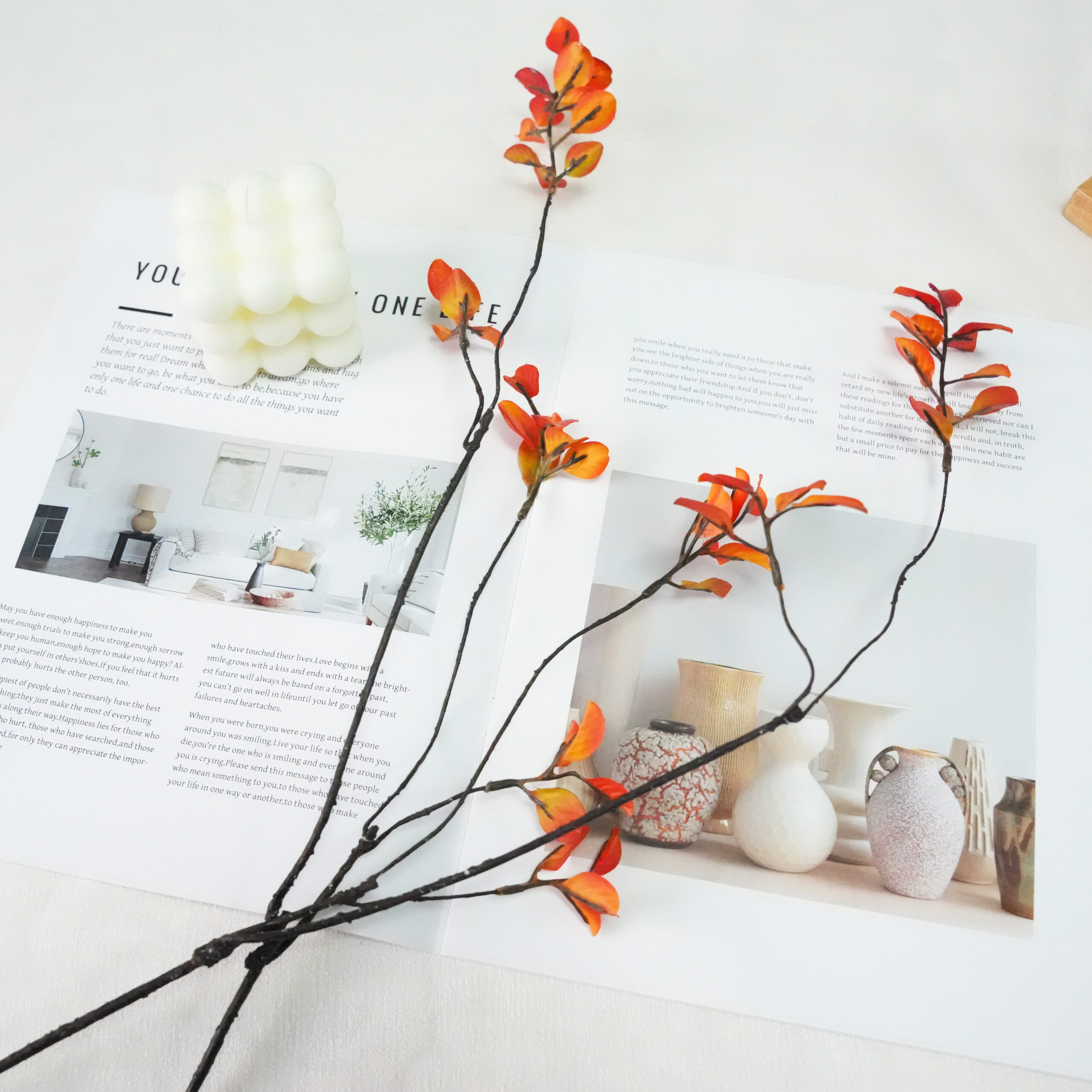 artificial maple leaf