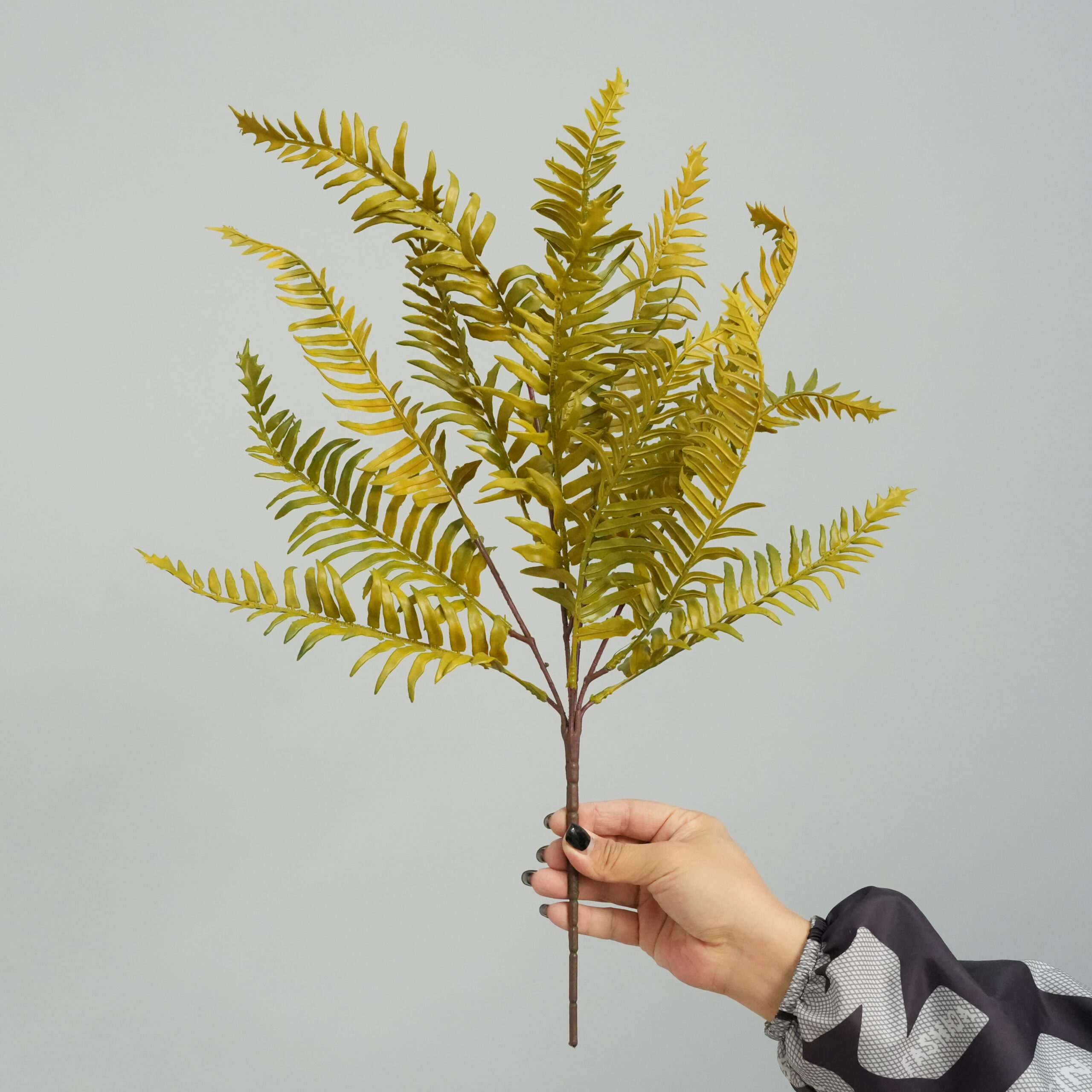 Artificial fern colorful