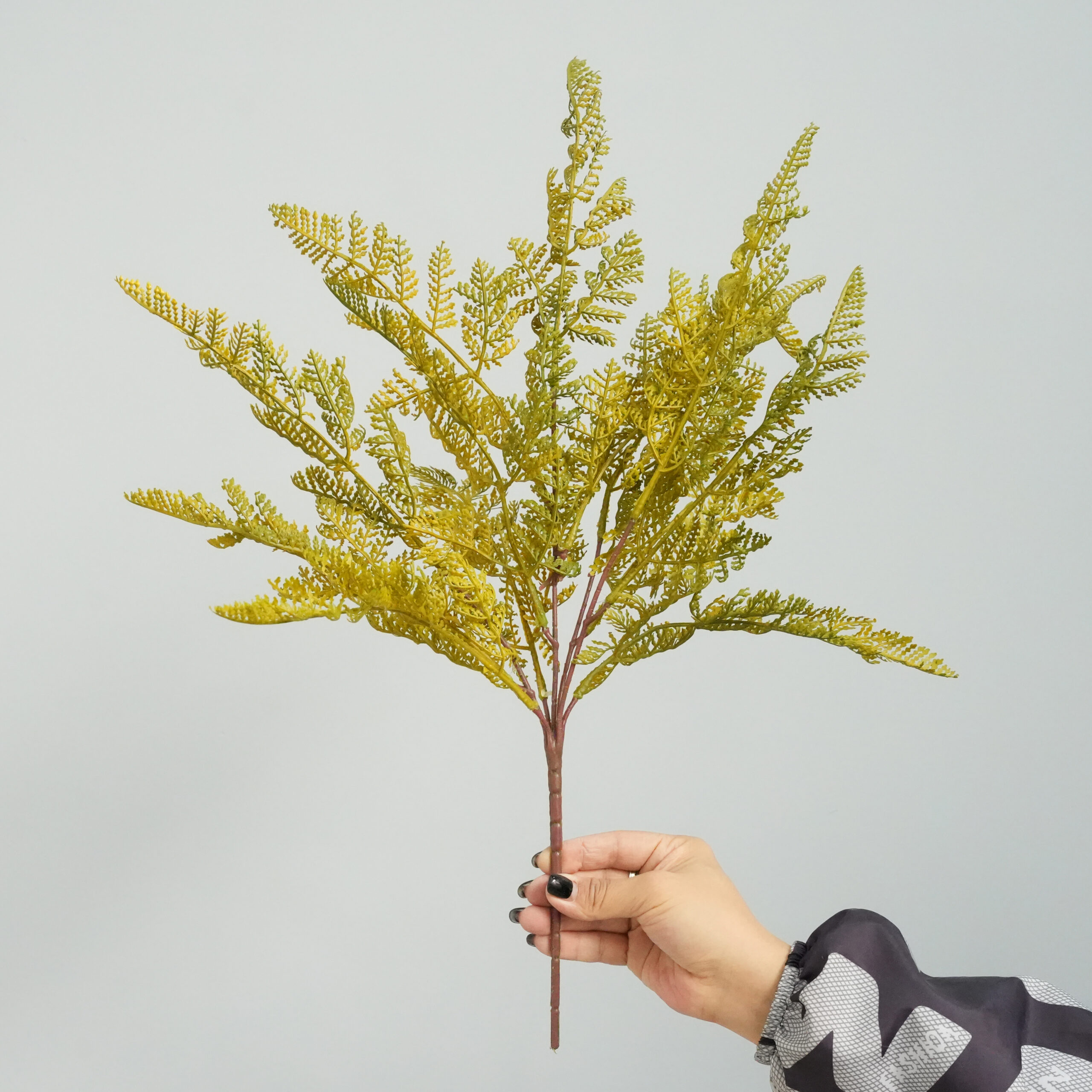 Artificial fern colorful