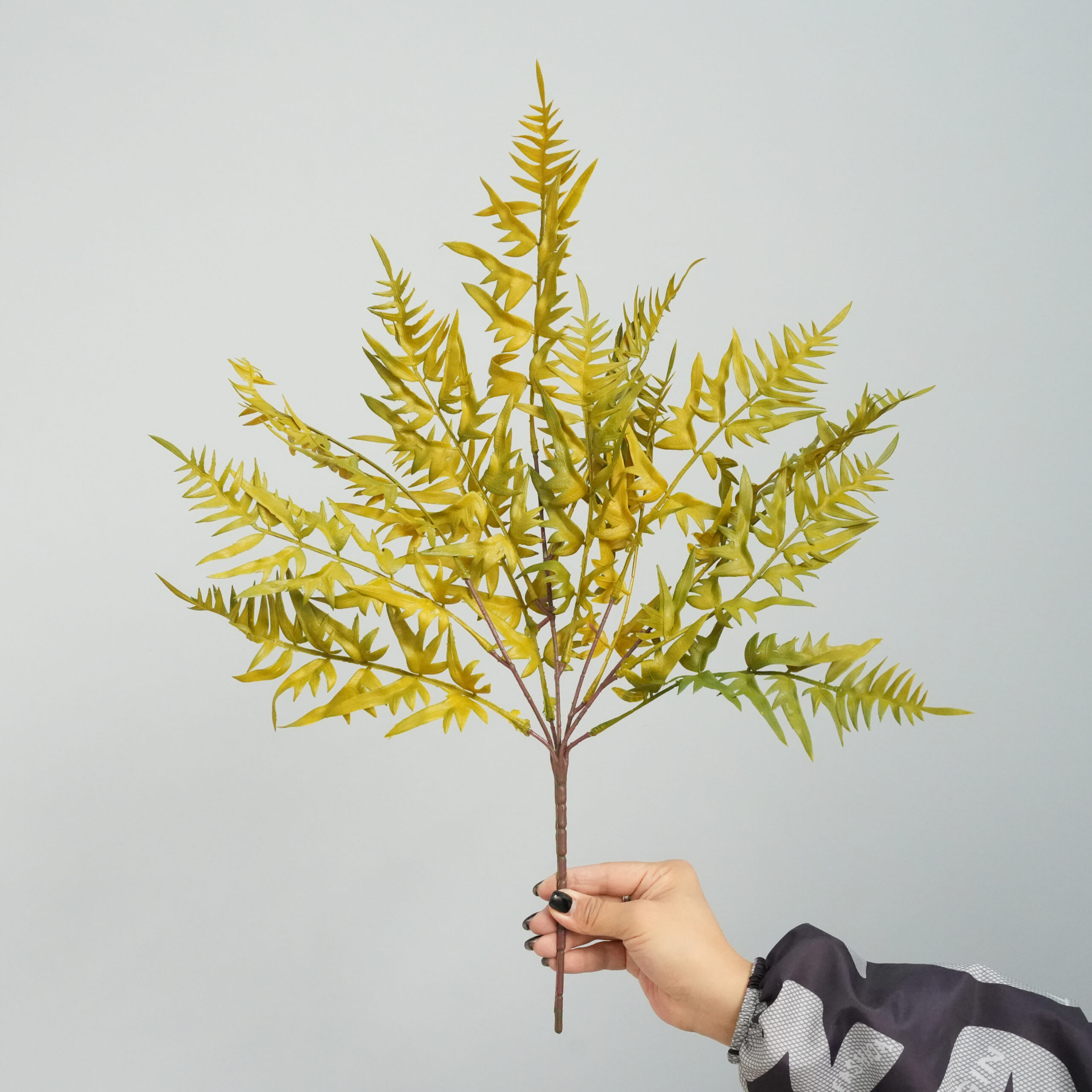 Artificial fern colorful