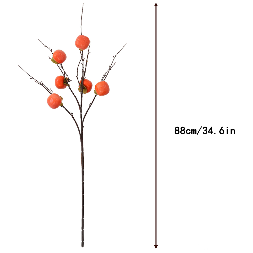 Simulated persimmon branch