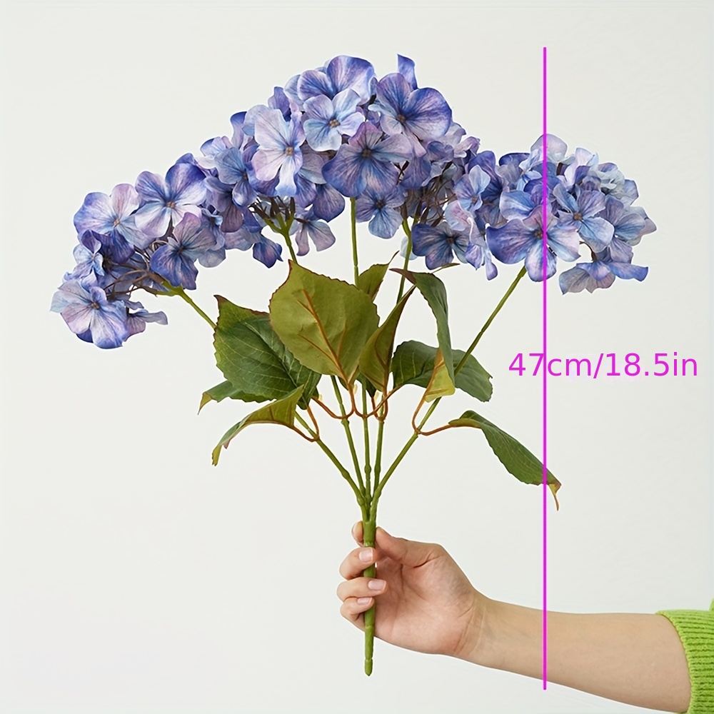 5 Heads Artificial Hydrangea
