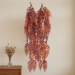 Artificial fern hanging