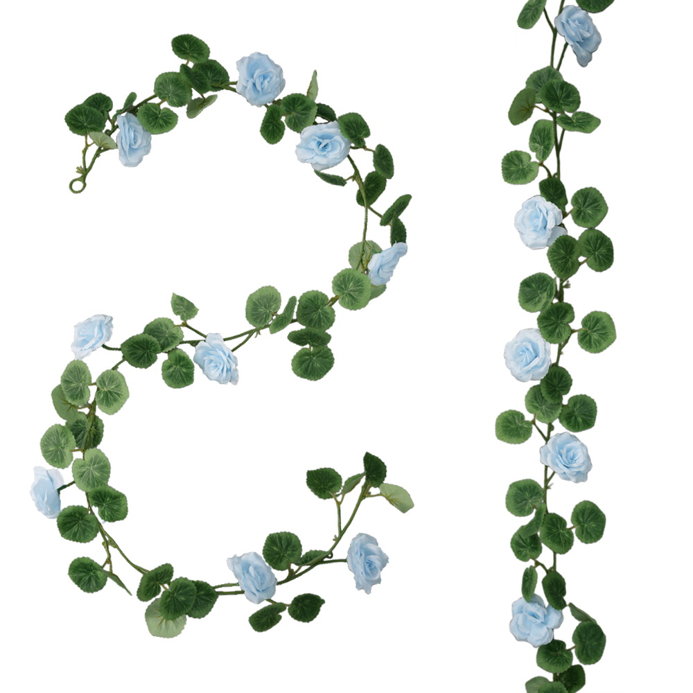 Artificial rose vine begonia leaf