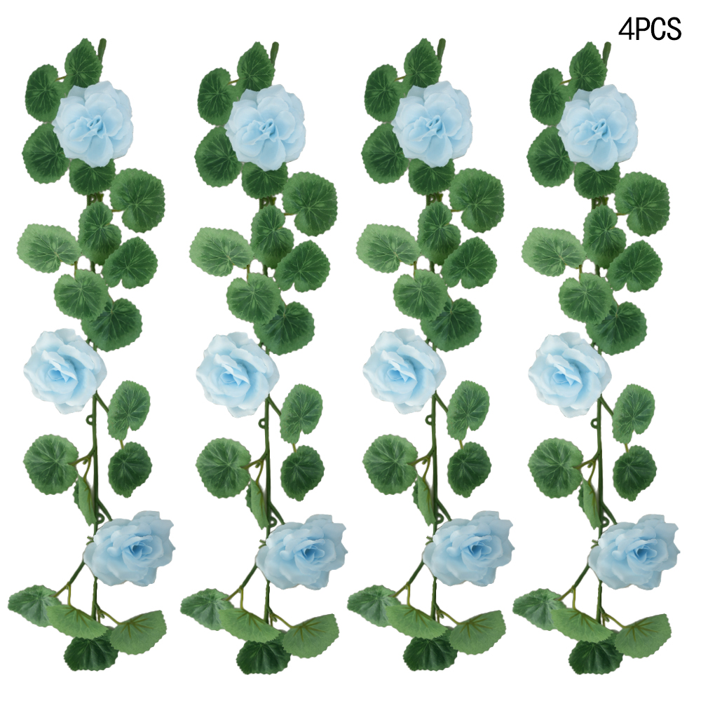 Artificial rose vine begonia leaf