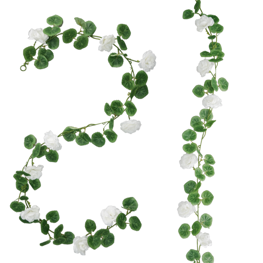 Artificial rose vine begonia leaf
