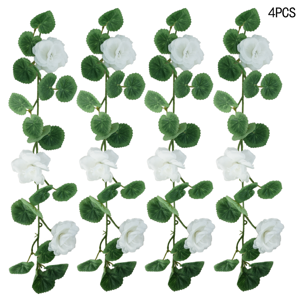 Artificial rose vine begonia leaf
