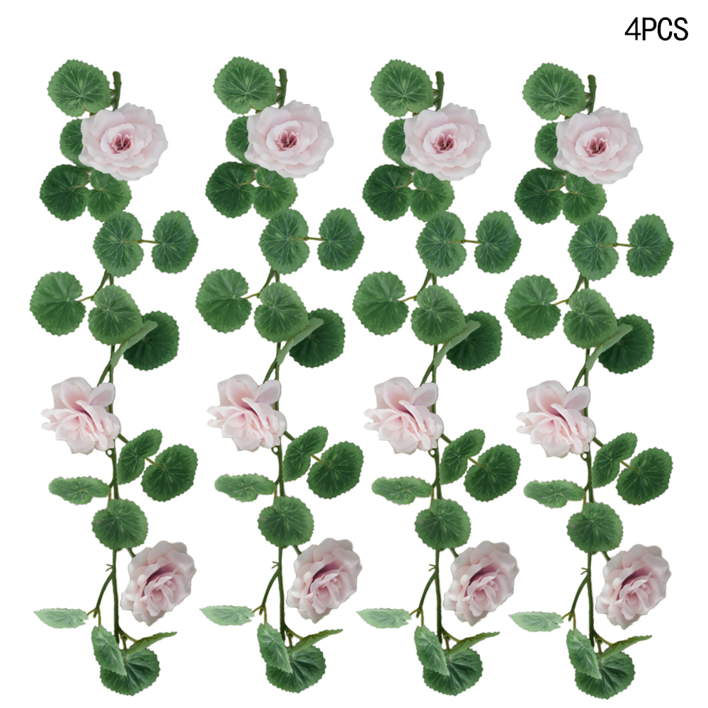 Artificial rose vine begonia leaf