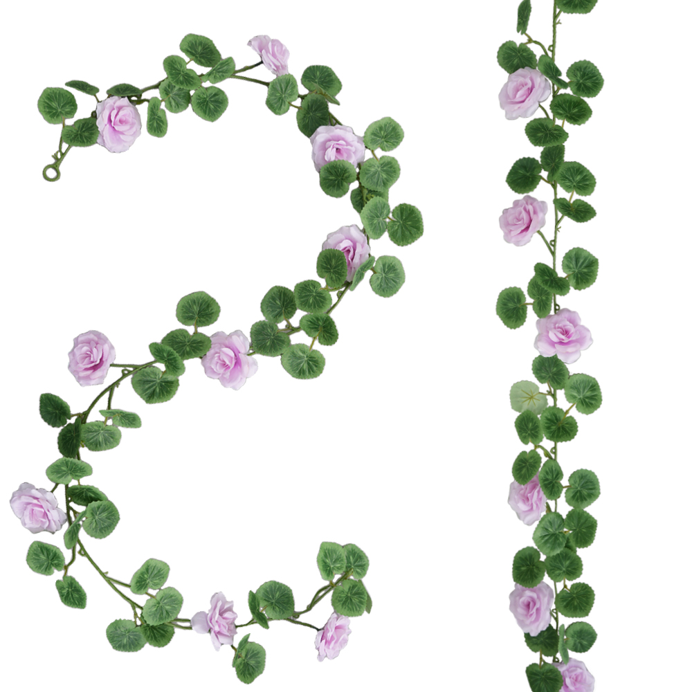 Artificial rose vine begonia leaf
