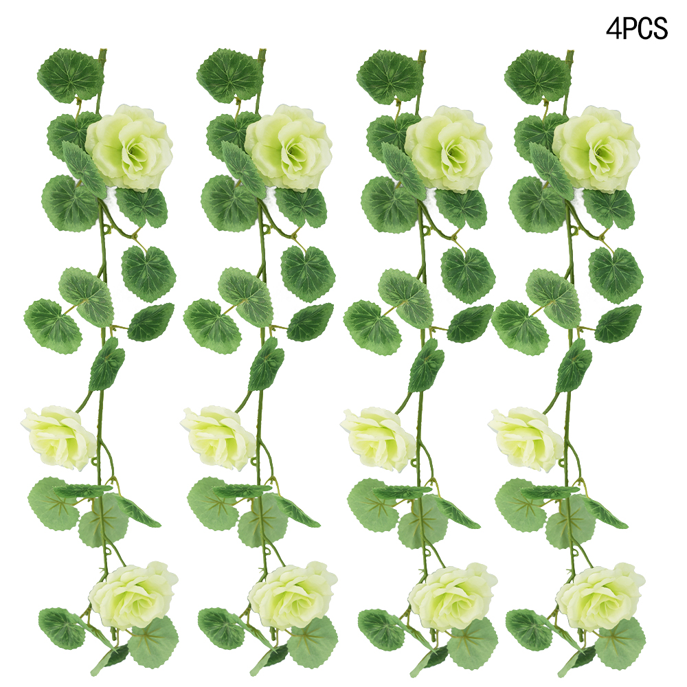 Artificial rose vine begonia leaf