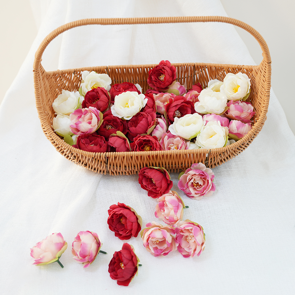 1 Artificial Happy Peony Flower