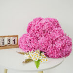 Artificial oversized 5 hydrangea