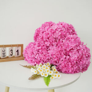 Artificial oversized 5 hydrangea