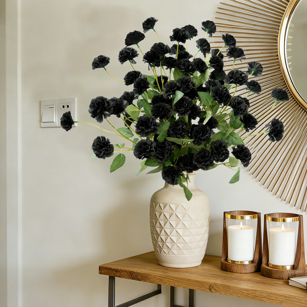 6 Heads Artificial Carnation