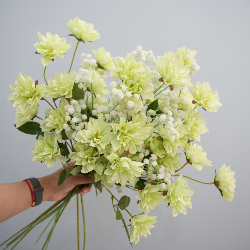 5 Artificial Dahlia flower