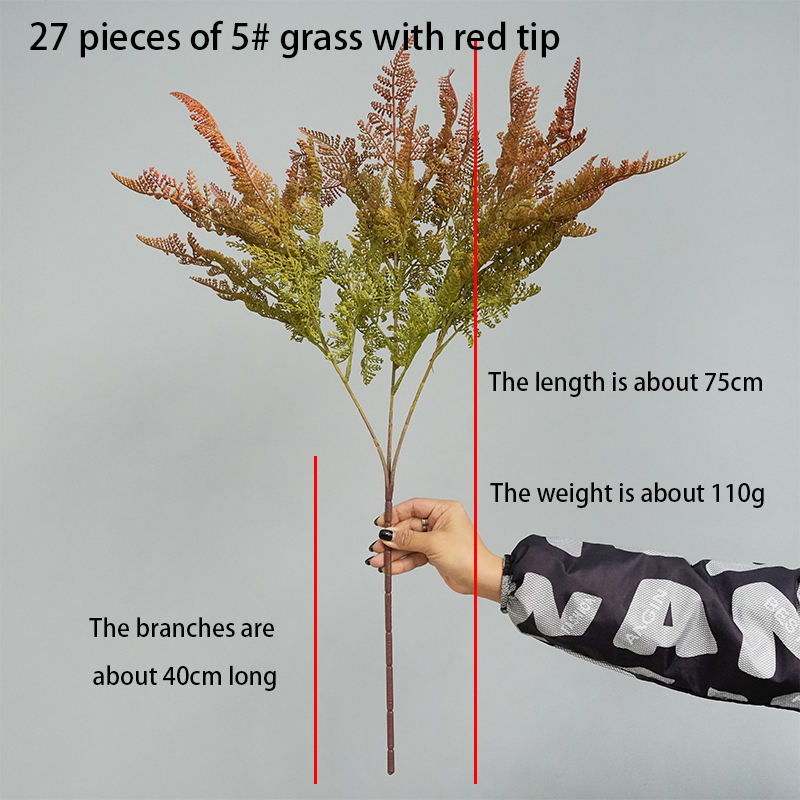 Artificial fern plastic