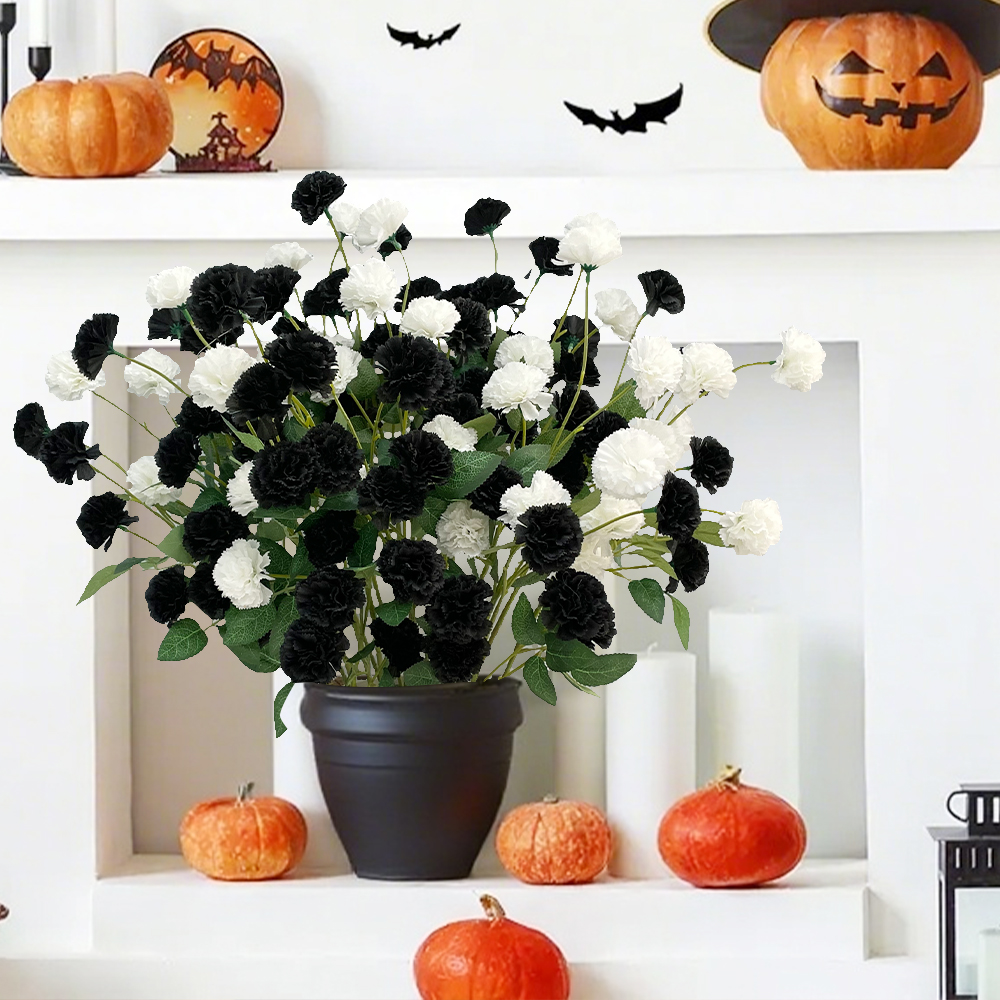 6 Heads Artificial Carnation