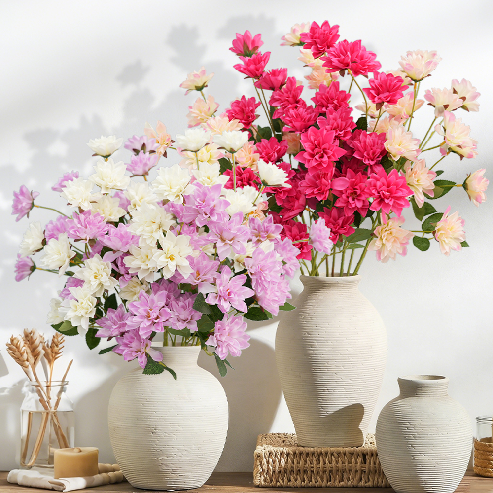 5 Artificial Dahlia flower