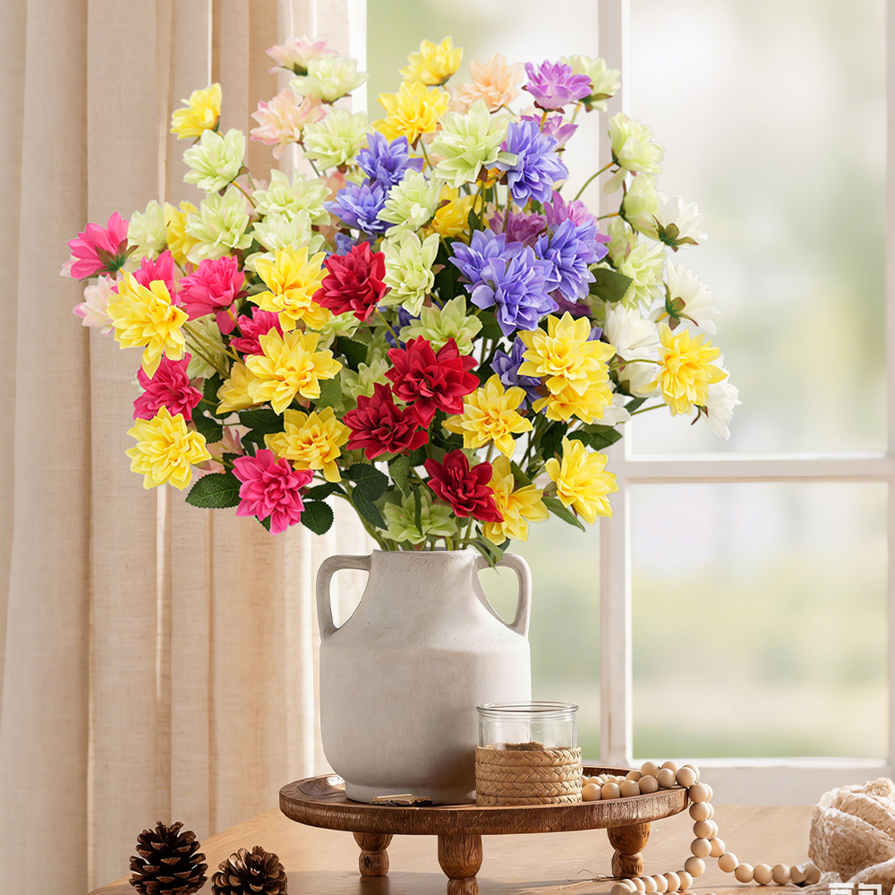 5 Artificial Dahlia flower