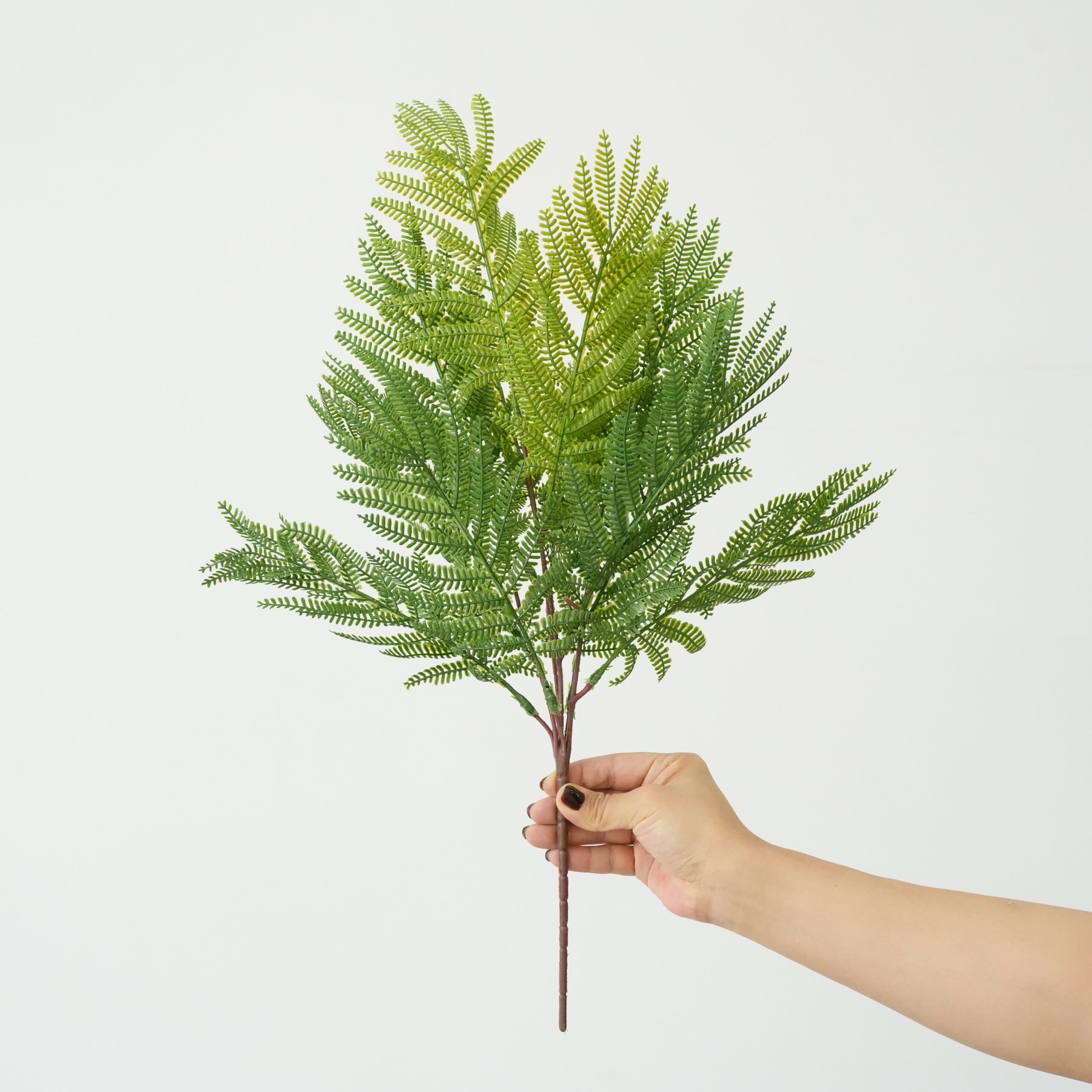 Artificial double-leaf ferns