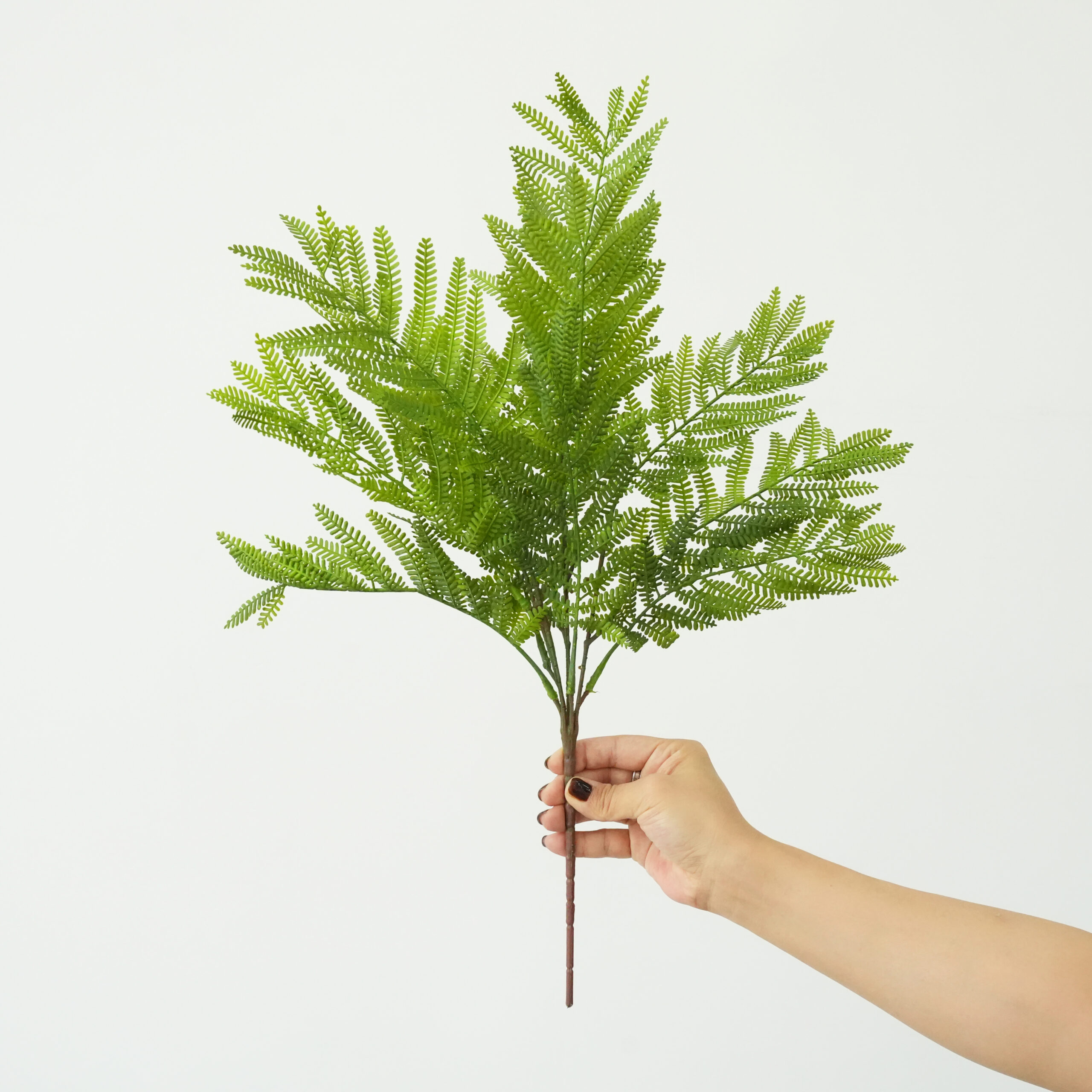 Artificial double-leaf ferns