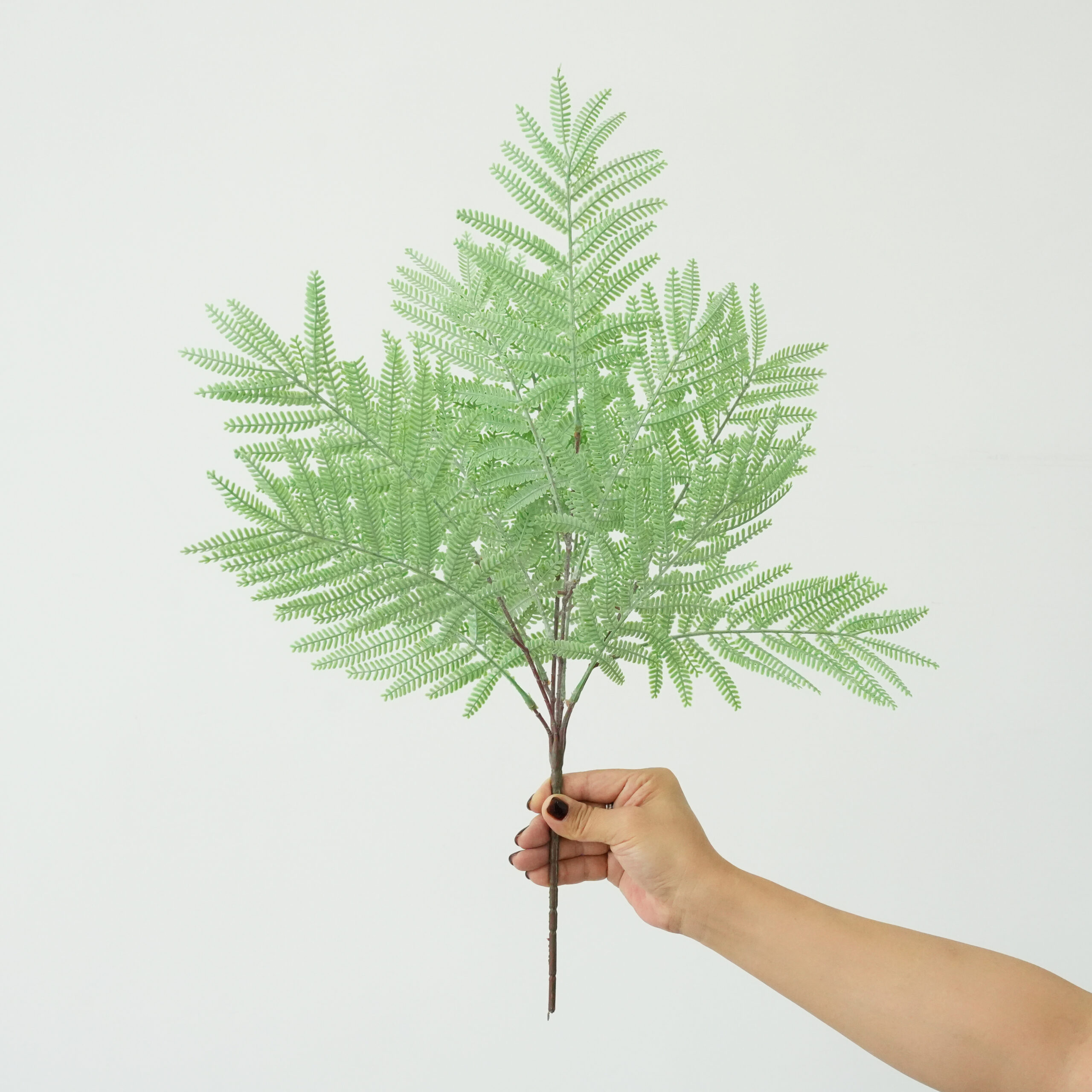Artificial double-leaf ferns