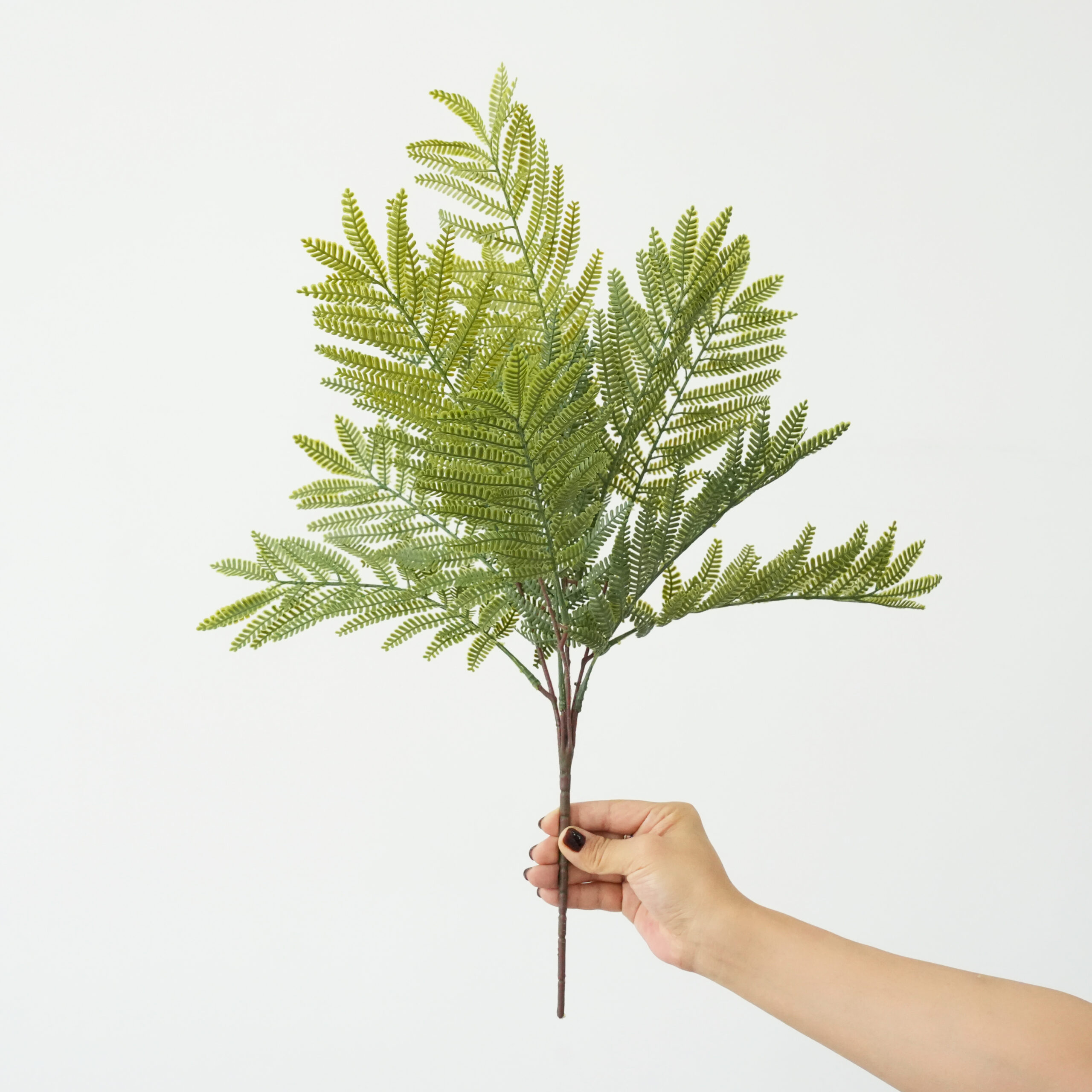 Artificial double-leaf ferns