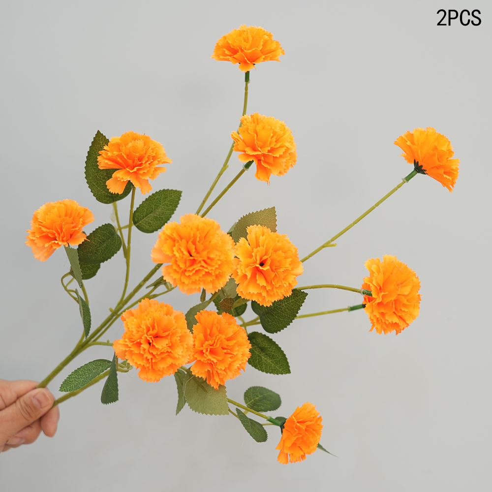 6 Heads Artificial Carnation