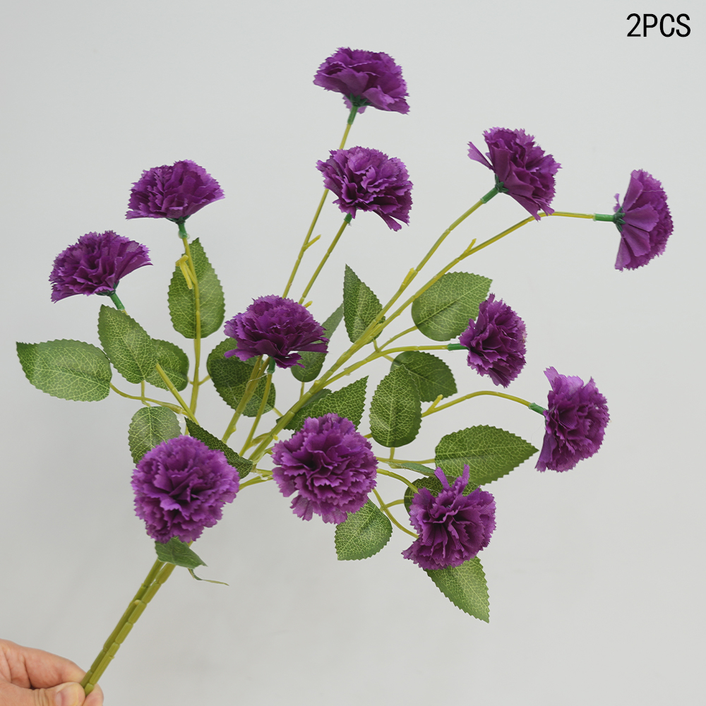6 Heads Artificial Carnation