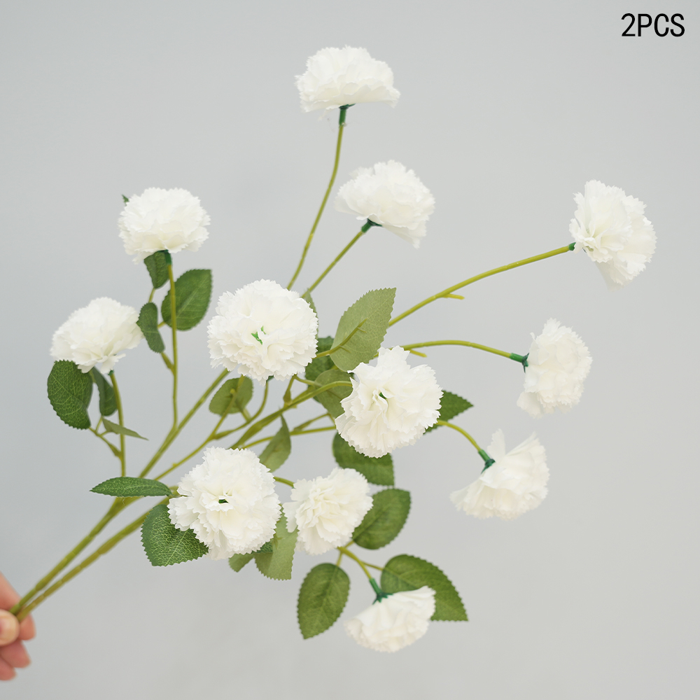 6 Heads Artificial Carnation