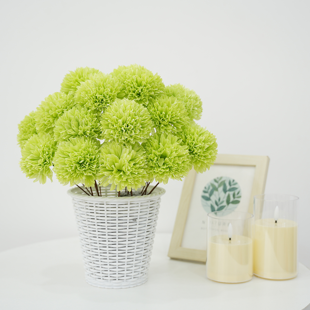 15 Artificial Flowers Chrysanthemum