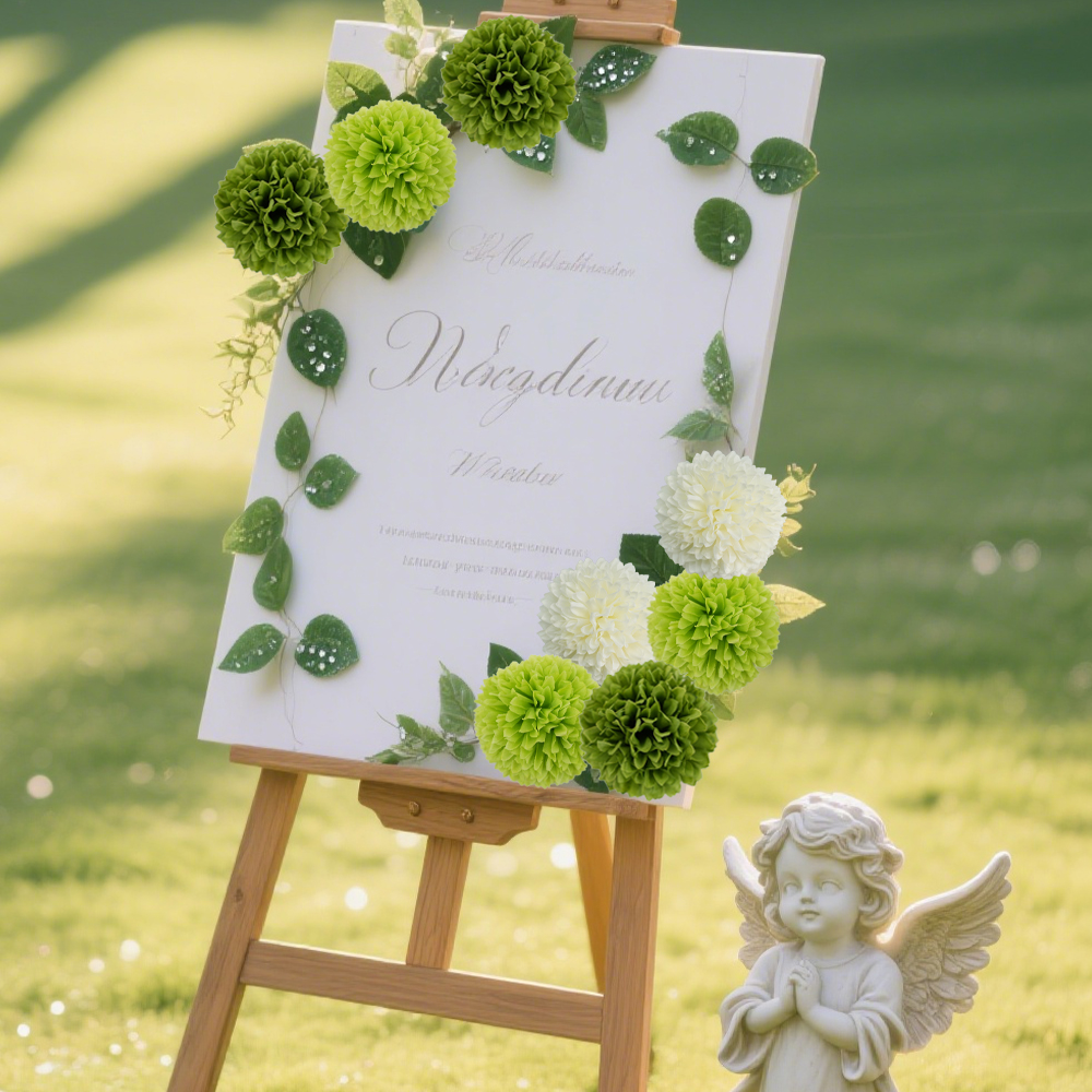 15 Artificial Flowers Chrysanthemum