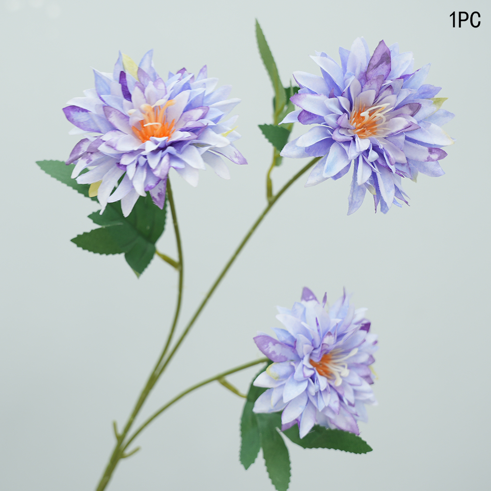 three-headed pine needles orange