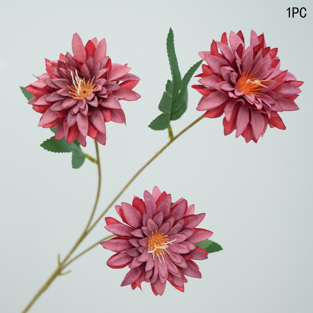 three-headed pine needles orange