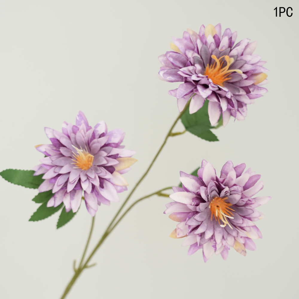 three-headed pine needles orange