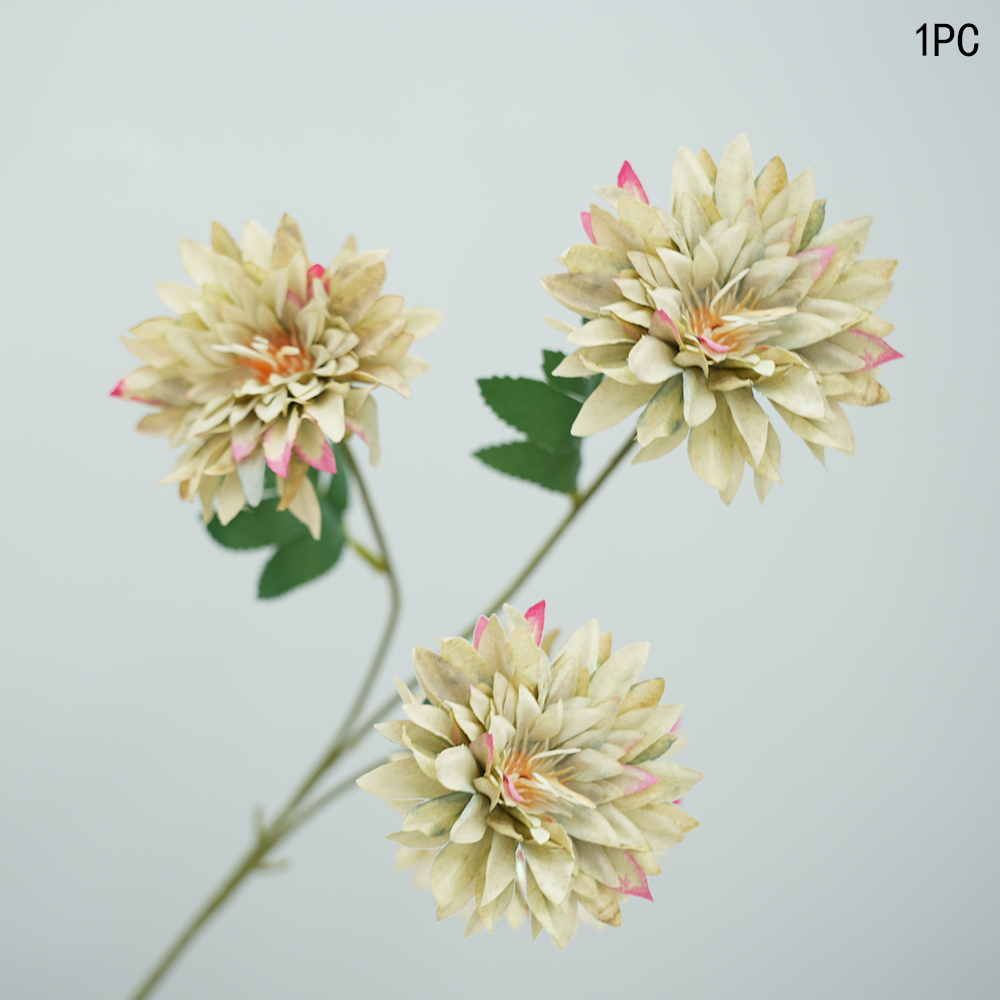 three-headed pine needles orange