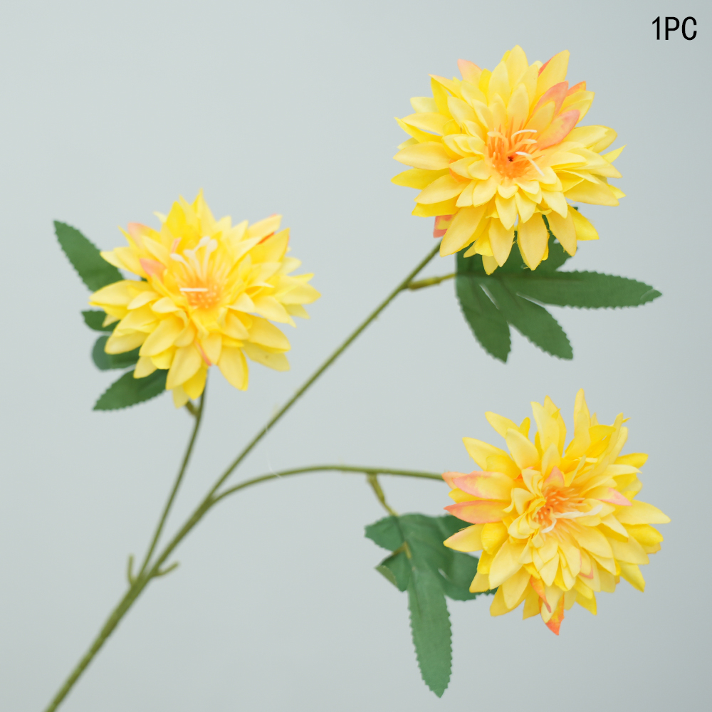 three-headed pine needles orange