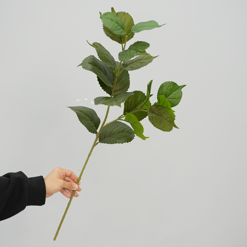 18 Artificial hydrangea leaves