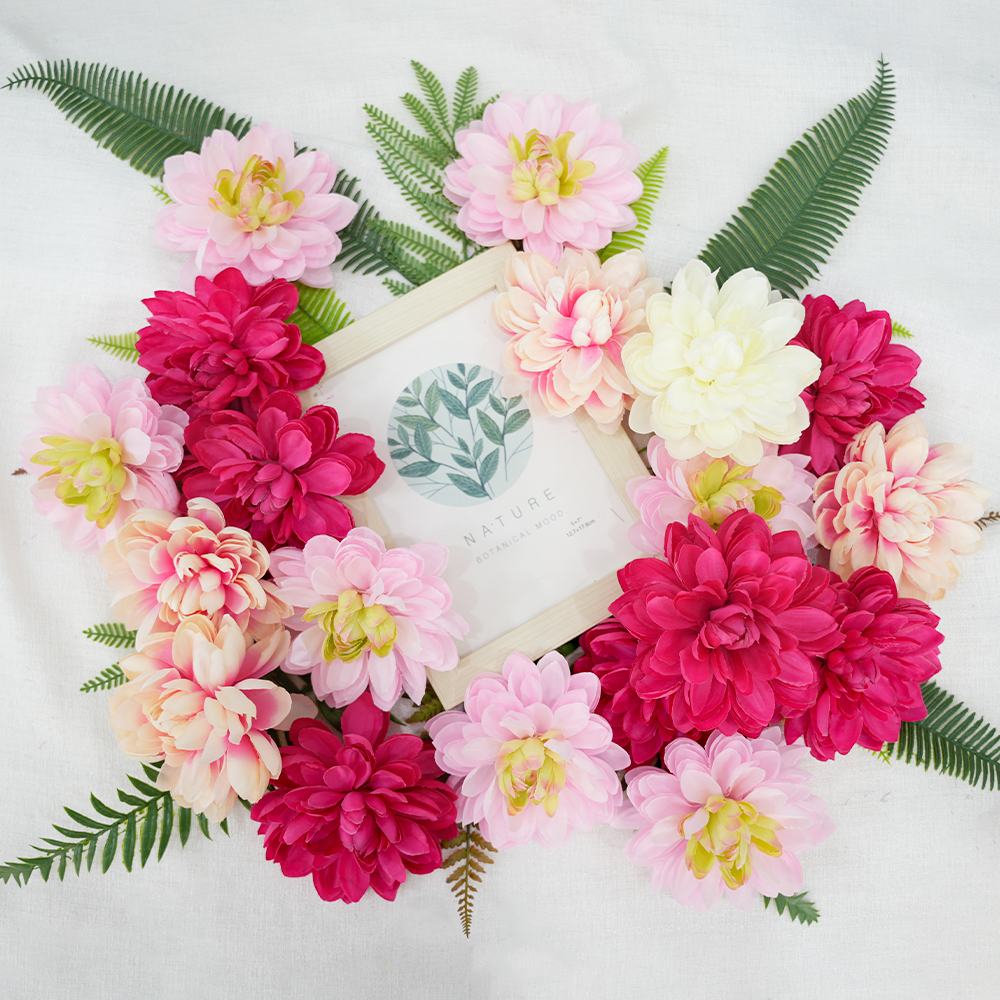 13 Artificial Dahlia Peony Flower