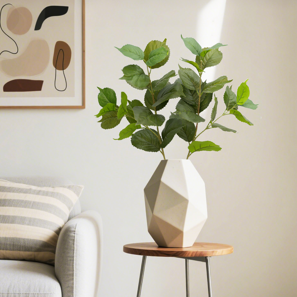 18 Artificial hydrangea leaves