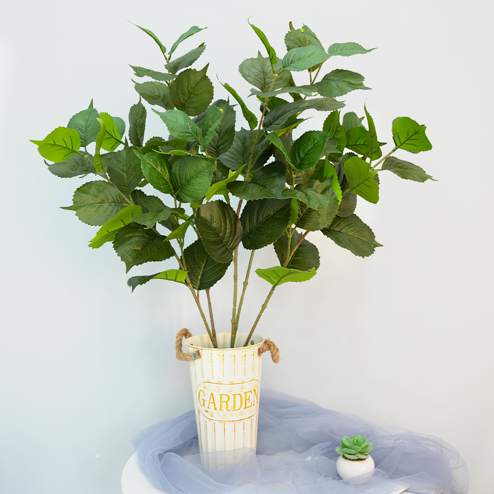 Artificial hydrangea leaves