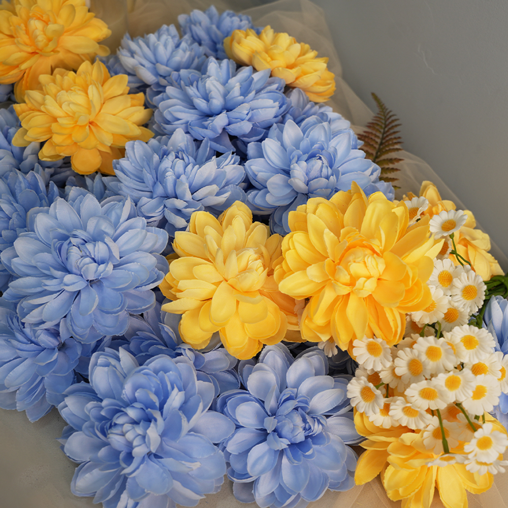 13 Artificial Dahlia Peony Flower