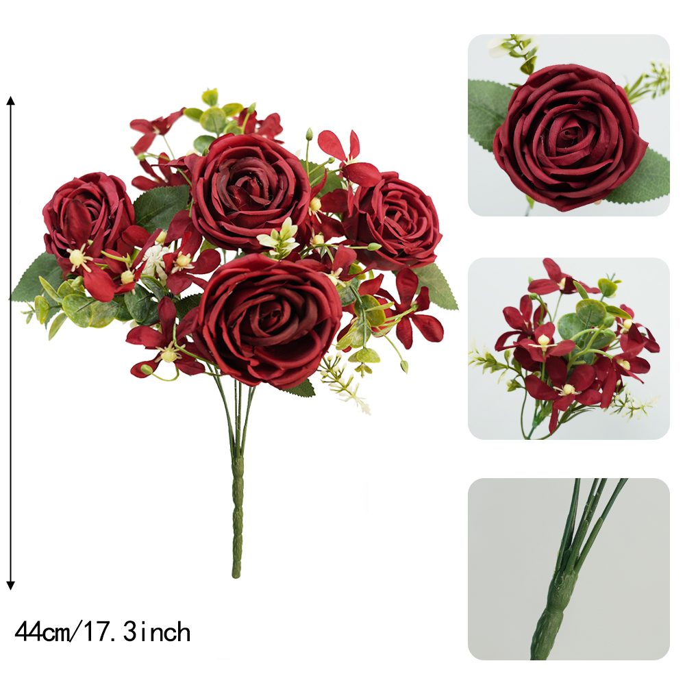 Simulation of seven-prong rose