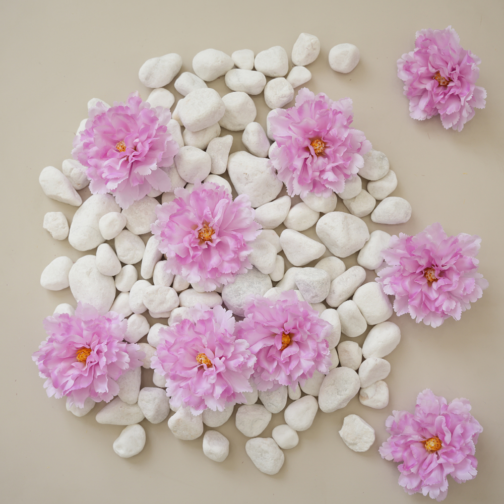 9 Artificial hibiscus peony flower head