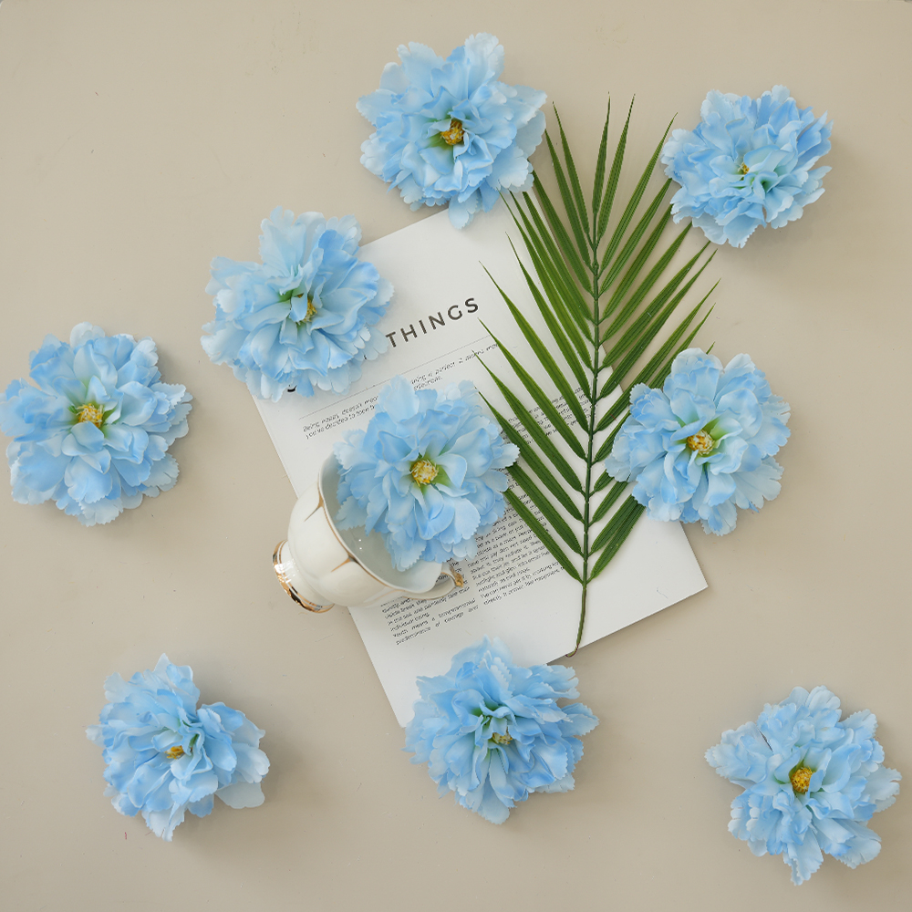 9 Artificial hibiscus peony flower head