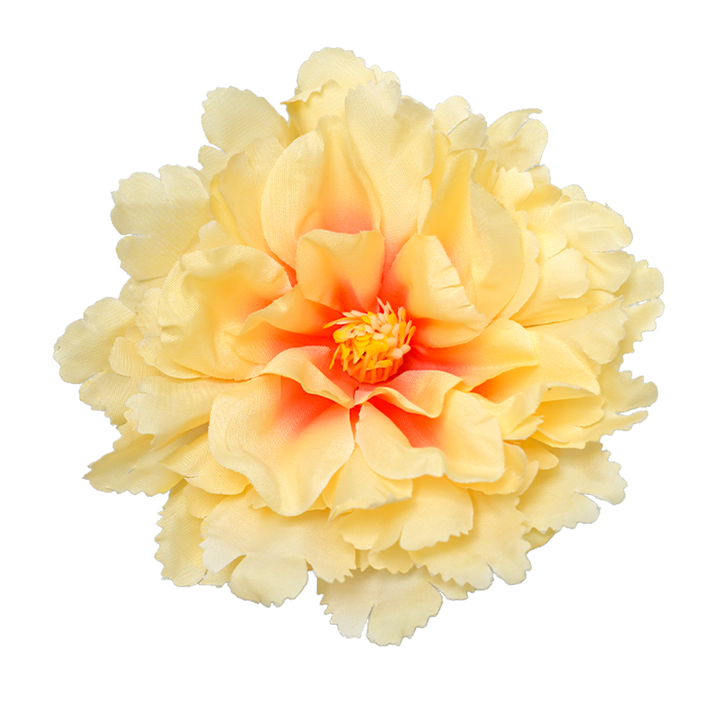 Artificial hibiscus peony flower head