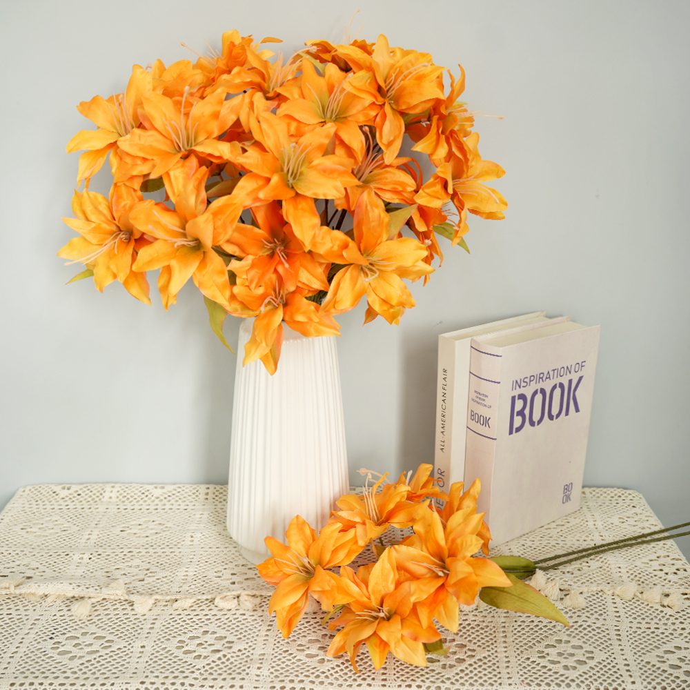 18 Artificial flame lily